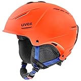 uvex p1us 2.0 - Skihelm für Damen und Herren - individuelle Größenanpassung - optimierte Belüftung - orange-blue matt - 52-55 cm